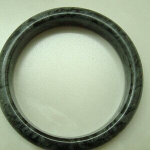 DARK GRAY STONE BANGLE